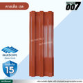ลอนพาแนล 3 สัน บลูสโคป กว้าง 29.8 ซม. สีคาสเทิล เรด