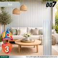 ลอนพาแนล 5 สัน  จิงโจ้เหล็ก กว้าง 26 ซม. สีซิงค์