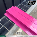 ลอนรั้ว กว้าง 10 ซม. สีชมพู